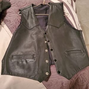 Leather Jacket, Vest & Chaps